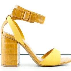 Bamboo Milestone-11 Womens Single Band Block Heel Sandals -sbwshoes shop Milestone11 1