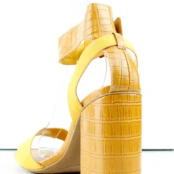 Bamboo Milestone-11 Womens Single Band Block Heel Sandals -sbwshoes shop Milestone11 3