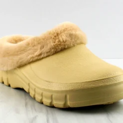 MuffinWomens Fur Lining Slip On Clogs -sbwshoes shop Muffin 2
