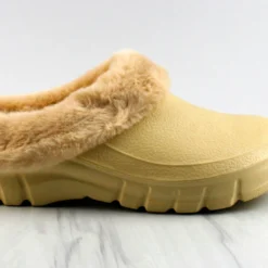 MuffinWomens Fur Lining Slip On Clogs -sbwshoes shop Muffin 3