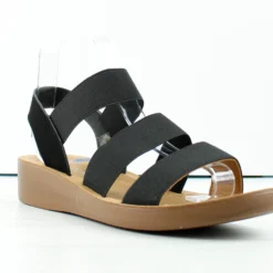 Nick-5 Womens Cross Band Open Toe Comfort Sandals
