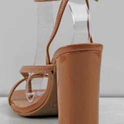 Nile 1 Women's High Block Heel Square Toe Dress Sandals -sbwshoes shop Nile1 3