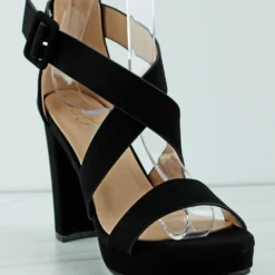 Forever Plamer 19 Women's Cross Band Dress Heel Sandals
