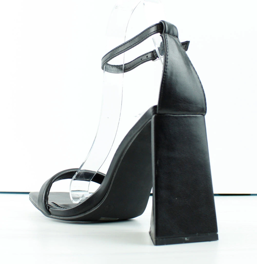 Bamboo Premiere 07 Womens Triangle Heel Ankle Strap Sandals 3 Bamboo Premiere 07 Womens Triangle Heel Ankle Strap Sandals - Image 3