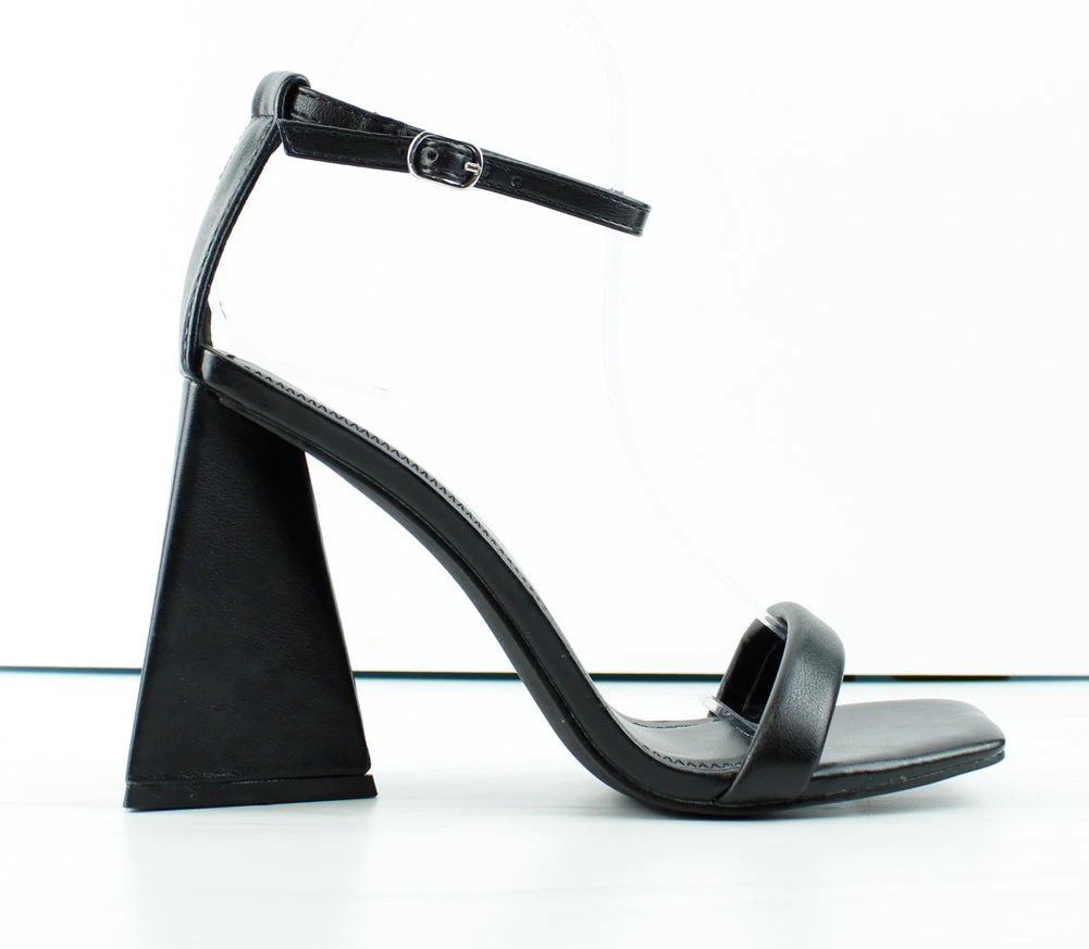 Bamboo Premiere 07 Womens Triangle Heel Ankle Strap Sandals 2 Bamboo Premiere 07 Womens Triangle Heel Ankle Strap Sandals - Image 2