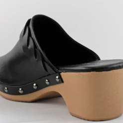 Forever Prepare 01 Women's Slip On Chunky Low Heeled Mules -sbwshoes shop Prepare01 11