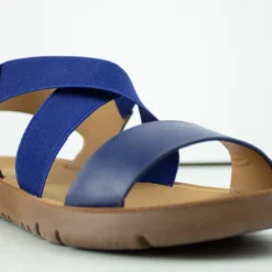 Forever Reform 53 Women's Criss Cross Elastic Strap Flat Sandals -sbwshoes shop REFORM53 3 8e88dfb3 9766 496d bb6d 41fd60117964