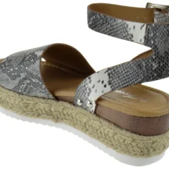 Forever Sensational 1 Womens StrappyEspadrille Wedges -sbwshoes shop Sensational1Snake 3