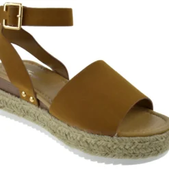 Forever Sensational 1 Womens StrappyEspadrille Wedges -sbwshoes shop Sensational1Tan 1