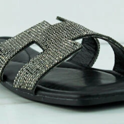 Shade 04Womens Rhinestone Embellished Flat Sandals