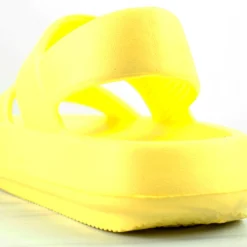 Sia Women's Double Band Platform Rubber Sandals -sbwshoes shop Sia 6