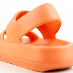 Sia Women's Double Band Platform Rubber Sandals -sbwshoes shop Sia 9