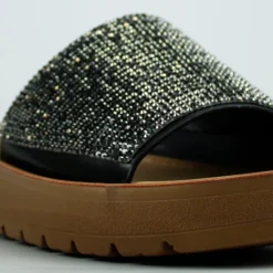 Stephanie 22 Women's Comfort Rhinestone Slip On Sandals