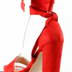 Forever Taste 92 Womens Platform Block Heel Lace Up Sandals -sbwshoes shop Taste92 3