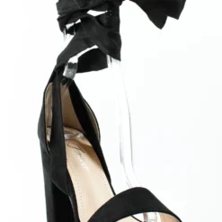 Forever Taste 92 Womens Platform Block Heel Lace Up Sandals