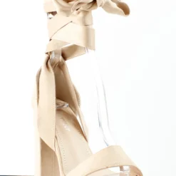 Forever Taste 92 Womens Platform Block Heel Lace Up Sandals -sbwshoes shop Taste92 7