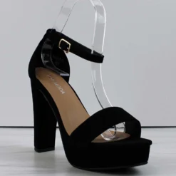 Thomas-52 Womens Open Toe Platform Block Heel Sandals