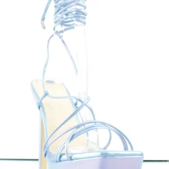 Bamboo Thrilling 03 Womens Strappy Wrap Up Platform Stiletto Sandals