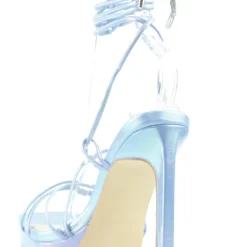 Bamboo Thrilling 03 Womens Strappy Wrap Up Platform Stiletto Sandals -sbwshoes shop Thrilling03 3