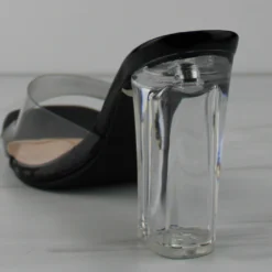 Forever Veronica 20 Women's Clear Band Block Heeled Sandals -sbwshoes shop Veronica20 3