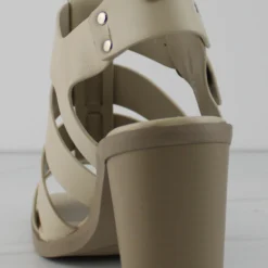 Wyatt Women's Strappy Caged Chunky Heeled Sandals -sbwshoes shop Wyatt 3