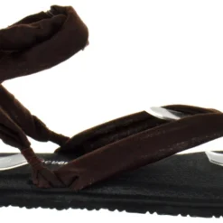 Forever Yoga 1 Womens Wrap Around Sling Flat Sandals -sbwshoes shop Yoga1Brown 2