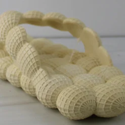 Womens Soft Bubble Flip Flops -sbwshoes shop bubbleflipbeige 2