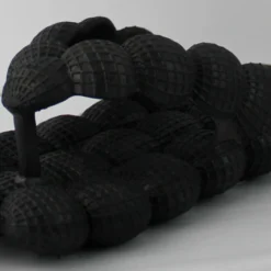 Womens Soft Bubble Flip Flops -sbwshoes shop bubbleflipblack 1