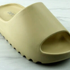 Festive Womens Casual Horizontal Grooved Outsole Slides -sbwshoes shop festivebeige1
