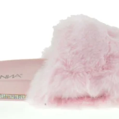 Furry Women's Ultra Soft Fluffy Slides -sbwshoes shop furrypink 2