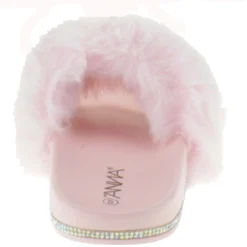 Furry Women's Ultra Soft Fluffy Slides -sbwshoes shop furrypink 4