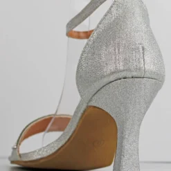 H. Wine 03 Women's Rhinestone Embellished Low Dress Heels -sbwshoes shop h.wine03silver3