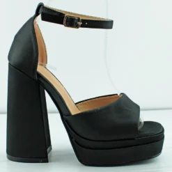 Lollie 43 Women's Platform Open Toe High Dress Heels -sbwshoes shop lollie43blk