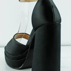 Lollie 43 Women's Platform Open Toe High Dress Heels -sbwshoes shop lollie43blk3