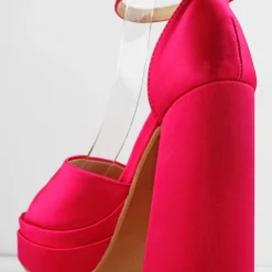 Lollie 43 Women's Platform Open Toe High Dress Heels -sbwshoes shop lollie43fuch2