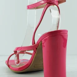 Nile 1 Women's High Block Heel Square Toe Dress Sandals -sbwshoes shop nile1 1