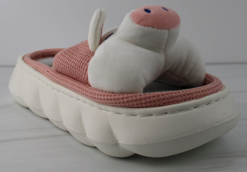 Unknown Cartoon Pig Soft Sole Platform Comfort Slides 1 Unknown Cartoon Pig Soft Sole Platform Comfort Slides