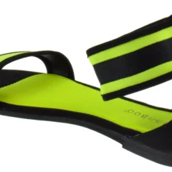 Bamboo Zest 33 Womens Flat Elastic Buckle Sandals -sbwshoes shop zest 33 yellow 3